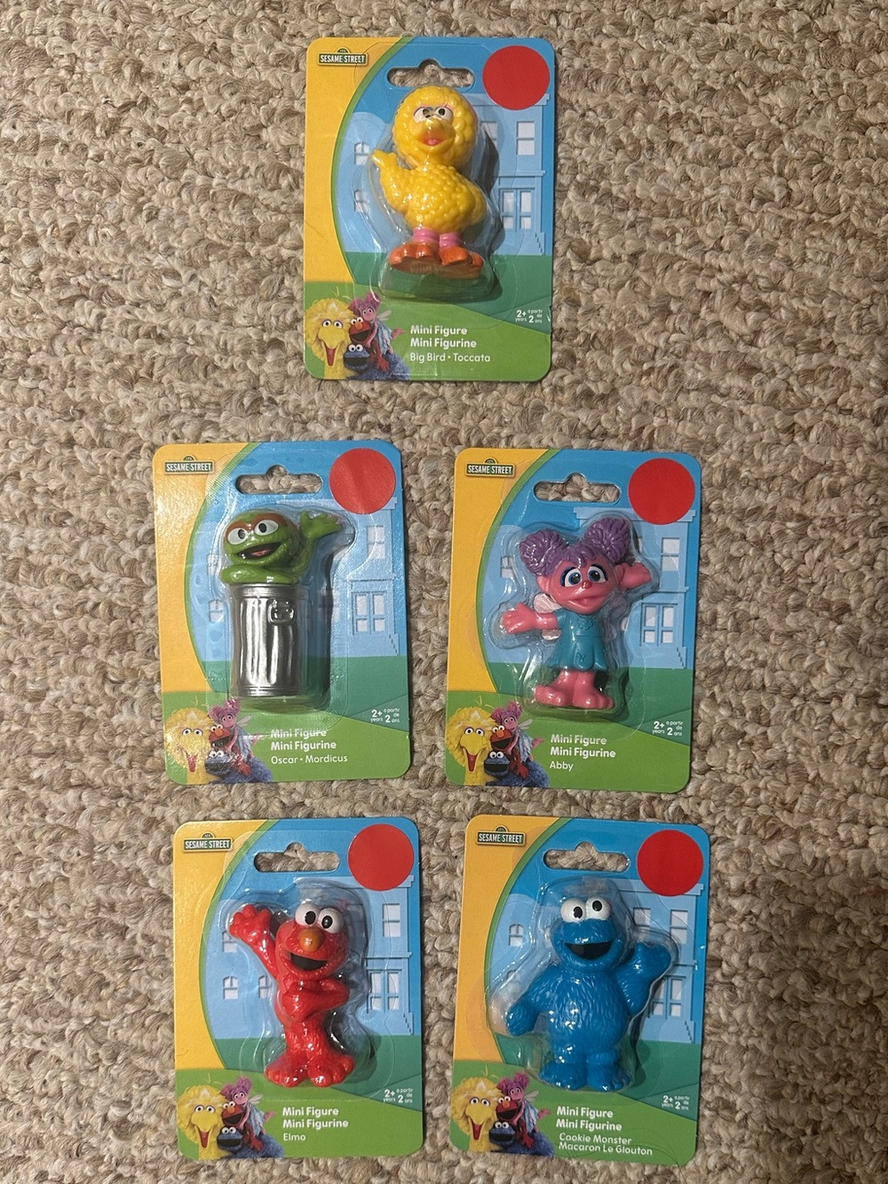 Sesame Street Mini Figures Set